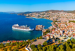 cruise ship in ocean